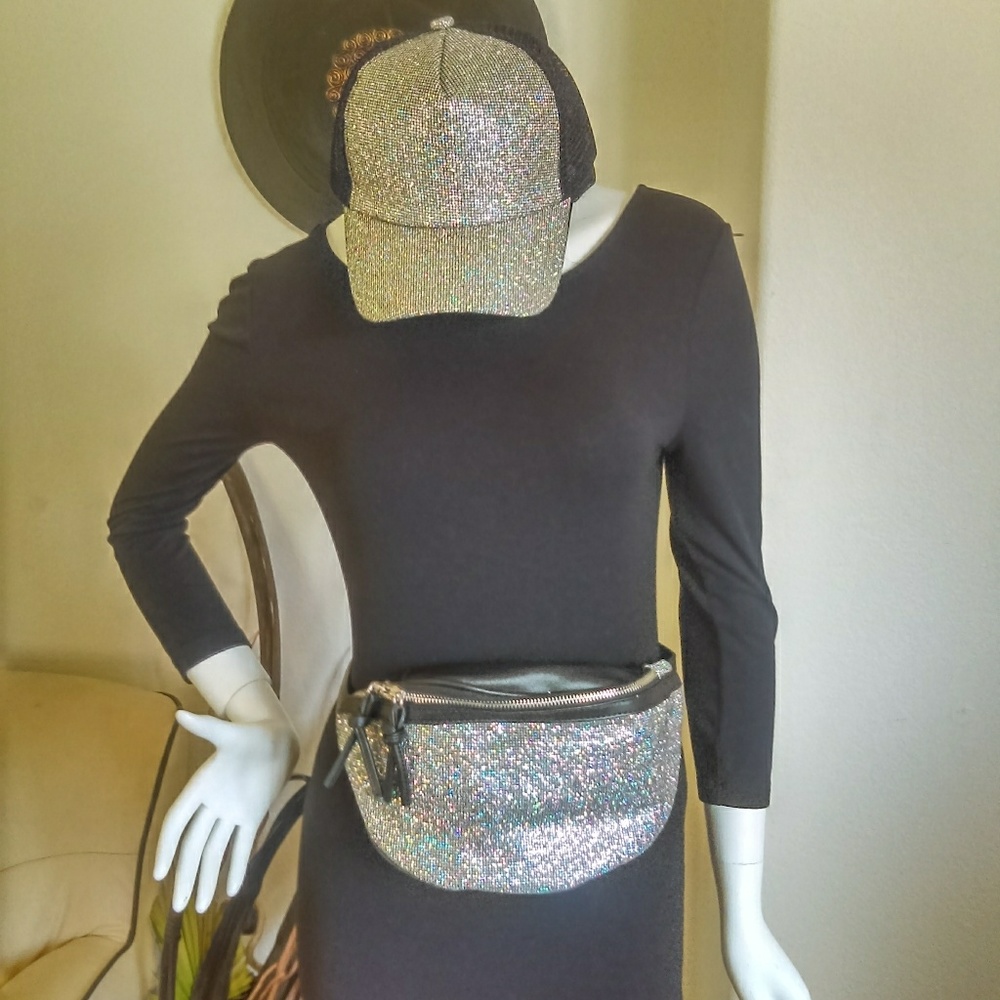 Fanny pack with matching cap